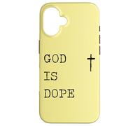 God Is Dope, Christian Faith Believe, Bring The Word of God Carcasa para iPhone 16