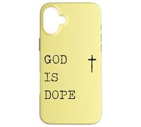 God Is Dope, Christian Faith Believe, Bring The Word of God Carcasa para iPhone 16 Plus