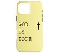 God Is Dope, Christian Faith Believe, Bring The Word of God Carcasa para iPhone 16 Pro MAX