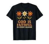 God Is Faithful Christian Faith Biblia Verso Religioso Camiseta