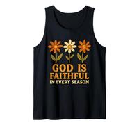 God Is Faithful Christian Faith Biblia Verso Religioso Camiseta sin Mangas