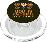 God Is Faithful Christian Faith Biblia Verso Religioso PopSockets PopGrip para MagSafe
