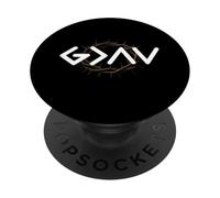 God is Faithful Everyday More Than Highs and Lows Men Women PopSockets PopGrip Adhesivo