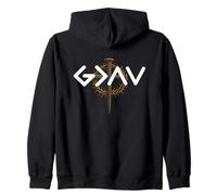 God is Faithful Everyday More Than Highs and Lows Sudadera con Capucha