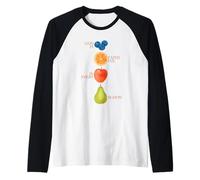 God Is Faithful In Every Season Fruit Bible Versículo Cristiano Camiseta Manga Raglan