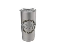 God is Faithful More Than Highs and Lows Christian Men Women Vaso térmico de acero inoxidable de doble pared