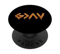 God is Faithful More Than Highs and Lows Honeycomb Version PopSockets PopGrip Adhesivo