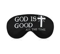 God is Good All The Time Sleep Masks Eye Cover Blackout con correa elástica ajustable Night Blindfold para mujeres, hombres, yoga, viajes, siesta