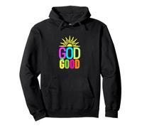 God Is Good Christian Faith Verano Vacaciones Biblia Playa Sudadera con Capucha