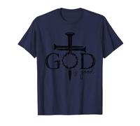 God Is Good Christian Faith - Verso de la Biblia Cruz Religiosa Camiseta