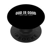 God is Good Shirt Christian Shirts for Women PopSockets PopGrip Adhesivo