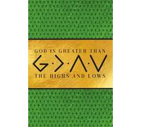 God is greater than the highs and lows: Blank 120 Page Lined Journal/Notebook/Poetry/Lyric Book