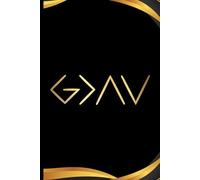 God is Greater Than The Highs and Lows Notebook - Christian Notebook for Women - Christian Journal Blank: 120 Lined Pages at 6 x 9 Inches