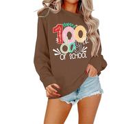 God Is Greater Than The Highs And Lows - Sudadera de manga larga para mujer, cuello en V, medio suéter para hombre, café, S