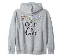 God is Love God Quote Christian Jesus Bible Verse 1 John 4:8 Sudadera con Capucha