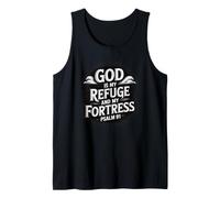 God Is My Refuge and My Fortress Camiseta sin Mangas