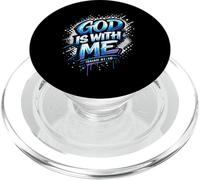 God Is with Me Isaías versículo de la Biblia Cristianismo Creyente PopSockets PopGrip para MagSafe