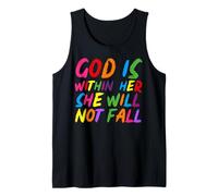 God is Within Her She Will Not Fall Shirt Camiseta sin Mangas