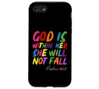 God is Within Her She Will Not Fall Shirt Carcasa para iPhone SE (2020) / 7/8