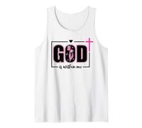 God is Within Me Will I Not Fall Pink Psalm 46:5 Bible Verse Camiseta sin Mangas