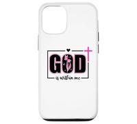God is Within Me Will I Not Fall Pink Psalm 46:5 Bible Verse Carcasa para iPhone 12/12 Pro