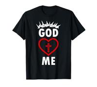 God Loves ME RELIGIÖS Cristianos JESÚS Camiseta