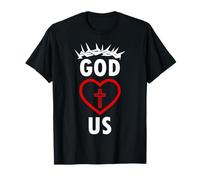 God Loves US RELIGIOSO Cristianos JESÚS Camiseta