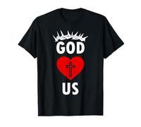 God Loves US RELIGIOSO Cristianos JESÚS Camiseta
