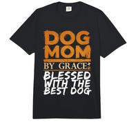 God Mom by Grace ha Sido bendecida con el Mejor Perro Comfort Colors Adult Heavyweight T-Shirt