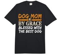 God Mom by Grace ha Sido bendecida con el Mejor Perro Comfort Colors Adult Heavyweight T-Shirt