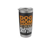 God Mom By Grace ha sido bendecida con el mejor perro Vaso térmico de acero inoxidable de doble pared