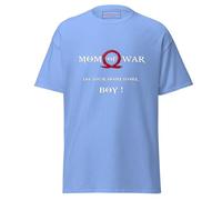 God of War Parody - Camiseta de algodón negra hecha por fans para madres y gamers geek, azul claro, S