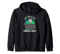 God Once Said God Created The Siberian Husky Funny Dog Lover Sudadera con Capucha