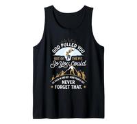 God Pull You out of The Pit Recovery Faith Design Camiseta sin Mangas
