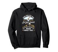 God Pull You out of The Pit Recovery Faith Design Sudadera con Capucha