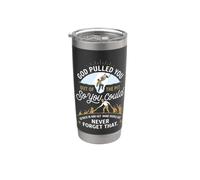 God Pull You Out Of The Pit Recovery Faith Design Vaso térmico de acero inoxidable de doble pared