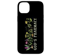 God’s Pharmacy Healing Herbs Row Gardening Meme Carcasa para iPhone 14 Plus