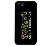 God’s Pharmacy Healing Herbs Row Gardening Meme Carcasa para iPhone SE (2020) / 7/8