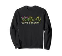 God’s Pharmacy Healing Herbs Row Gardening Meme Sudadera