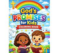 God’s Promises for Kids Coloring Book: Big, Easy Bible Verses to Color • Faith-Filled Fun for Little Hands