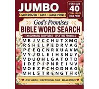 God’s Promises Jumbo Bible Word Search Extra Large Print Puzzles For Seniors, Adults and Elders: Super Large Print Christian Puzzles for Visually ... Eyes - Extra Large 40-Point Bold Font Size