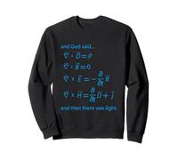 God Said And Then There Was Light Camiseta de Matemáticas Funny Sudadera