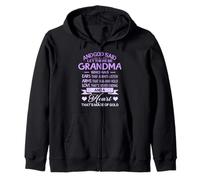 God Said Let There Be Grandma A Heart That's Made of Gold Sudadera con Capucha