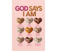 GOD SAYS I AM by Loopinky, Notebook Journal for Women (Polished Stone Heart): Christian gifts for women, 108 pages, Blank Lined (Manuel à thème calligraphy)