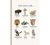 God says I am.... Christian Notebook For Men