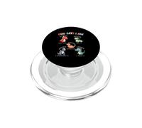 God Says I Am Dinosaur Bible Verses PopSockets PopGrip para MagSafe