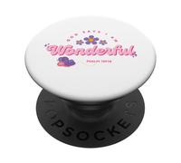 God Say's I Am Wonderful, Mujeres, Jóvenes y Niñas PopSockets PopGrip Adhesivo