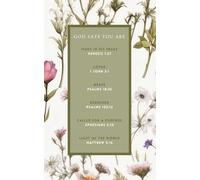 God Says You Are - Bible Journal for Women, Mother, Daughter, Teens Girls, Botanical Floral Journal Faith Journaling Lined Journal 120 Color Pages 5 X 8