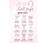 God Says You Are Christian Faith Journal for Women: Bible Verse Notebook for Church Notes, Devotionals & Daily Reflection 120 Lined Pages, Perfect Christian Gift
