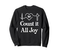God Scripture Count it All Joy Sign Christian Bible Verse Sudadera